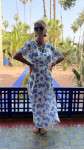 ROBE JADIDA BLEUE