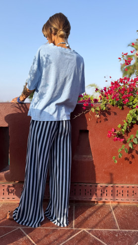 PANTALON MÉNARA RAYURES