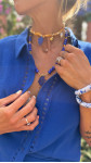 CHEMISE SAÏA BLEU