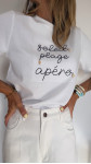 T-SHIRT SOLEIL, PLAGE, APÉRO