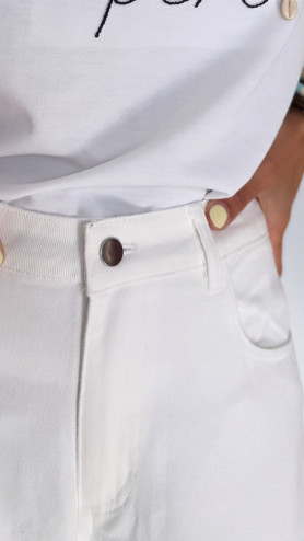 PANTALON BERTHE BLANC