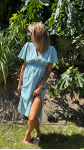 ROBE LONGUE EVANIA VERTE