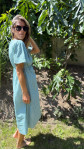 ROBE LONGUE EVANIA VERTE