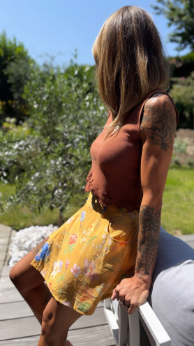 JUPE ERNESTINE JAUNE