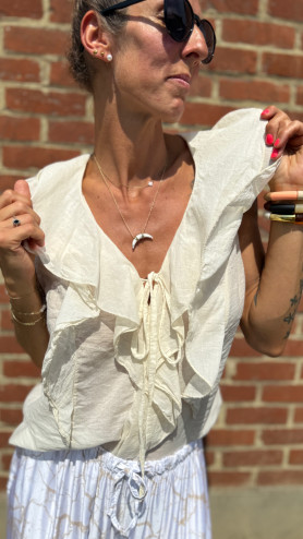 BLOUSE LOUISON ÉCRU