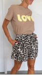 T-SHIRT LOVE TAUPE