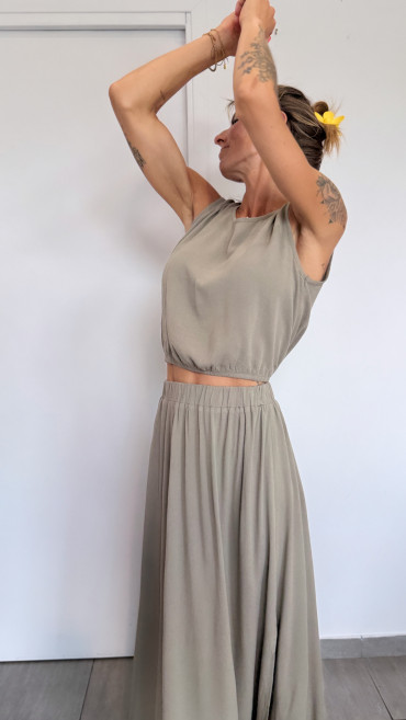 ENSEMBLE JASPE KAKI