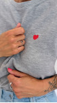 TOP PAULETTE GRIS