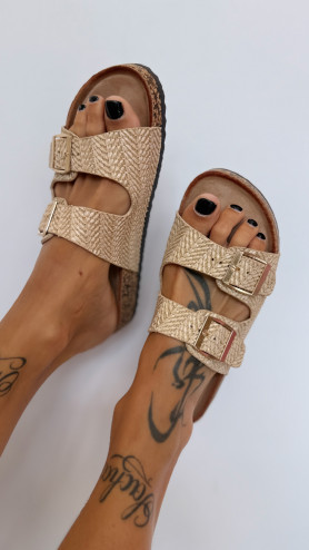 SANDALES MALIK BEIGE