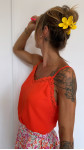 DEBARDEUR MAGGI ORANGE
