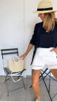 SHORT SAÏA BLANC
