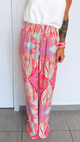 PANTALON ESTEBAN ROUGE
