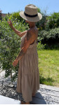 ROBE OPHÉLIE CAMEL