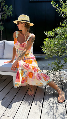 ROBE LONGUE BIA ORANGE