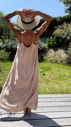 ROBE AMI BEIGE
