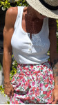 DEBARDEUR LOUISE BLANC