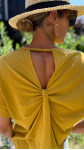 T-SHIRT GRACE MOUTARDE