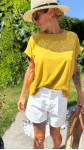 T-SHIRT GRACE MOUTARDE
