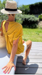T-SHIRT GRACE MOUTARDE