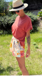 T-SHIRT GRACE MOUTARDE