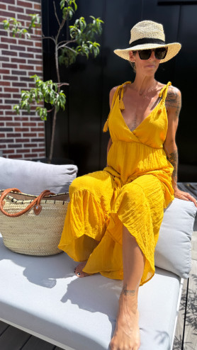 ROBE FULA JAUNE