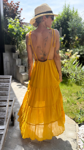 ROBE FULA JAUNE