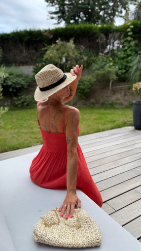 ROBE MONIA TERRACOTTA