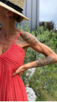 ROBE MONIA TERRACOTTA