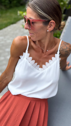 DÉBARDEUR PAIGE BLANC