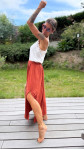 JUPE CONSTANCE TERRACOTTA