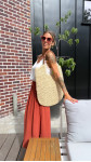 JUPE CONSTANCE TERRACOTTA