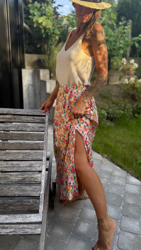 JUPE AURORE FLEURIE