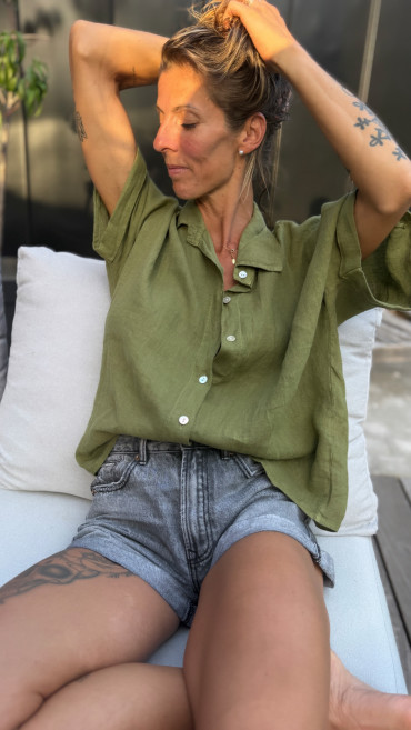 CHEMISE MILKI KAKI