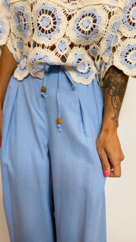 PANTALON LOAN CIEL