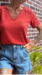 T-SHIRT JULIETTE TERRACOTTA