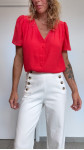 BLOUSE MILÉNA CORAIL