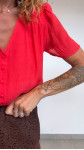 BLOUSE MILÉNA CORAIL