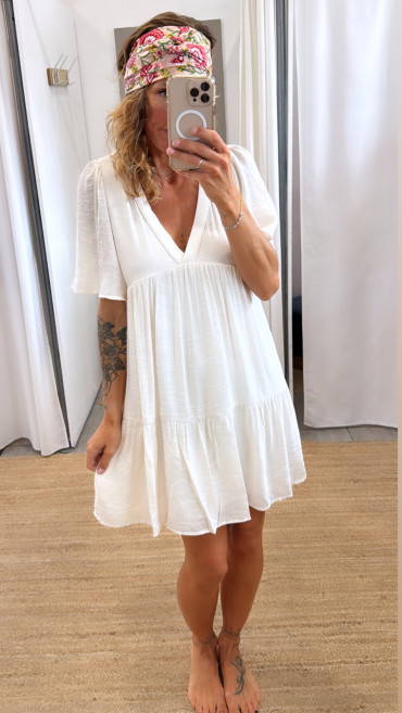 ROBE FANNY ÉCRU