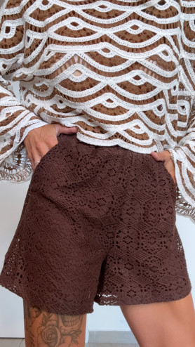 SHORT MACRI CHOCO