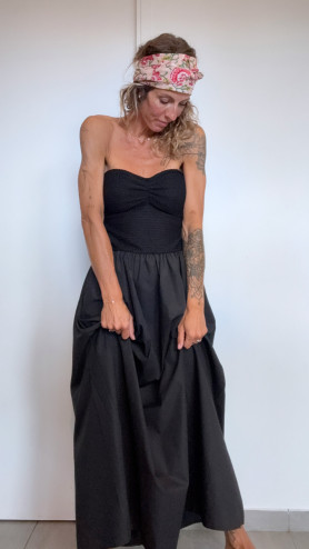 ROBE FLORE NOIRE