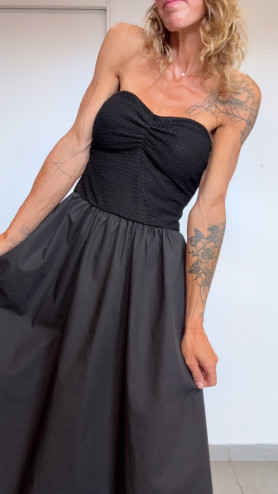 ROBE FLORE NOIRE