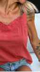 DEBARDEUR CAMILLE TERRACOTTA