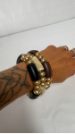 BRACELET BIANO PERLES ÉCRU