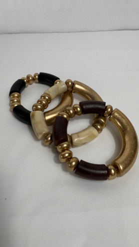 BRACELET BIANO PERLES ÉCRU