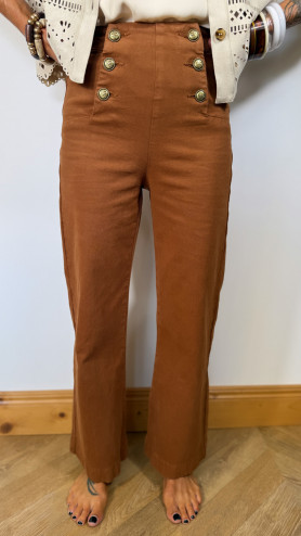 PANTALON VICTORINE CAMEL