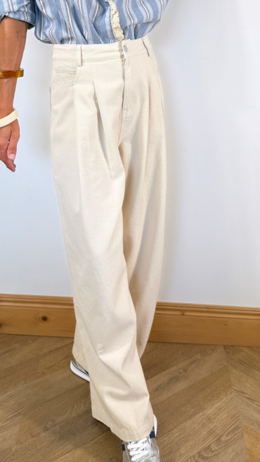 JEANS TIMÉO BEIGE