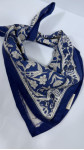 FOULARD SANTORIN BLEU ROYAL PM