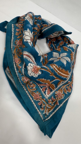 FOULARD DHELI ORAGE BLEU PM