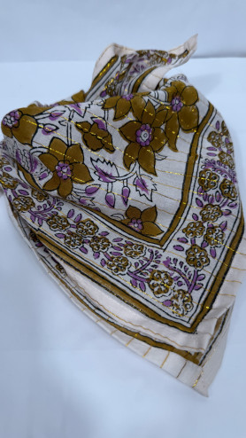 FOULARD LUREX VIOLET PM