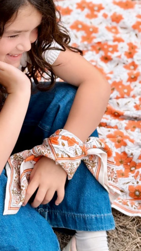 FOULARD LUREX VIOLET PM